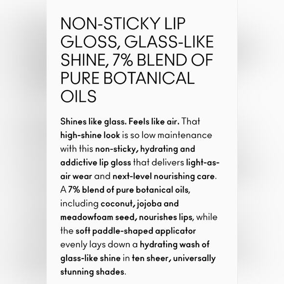 Mac Lipglass Air Non-Sticky Gloss Snobbish Pink Brand New in Box Authentic - Picture 5 of 12